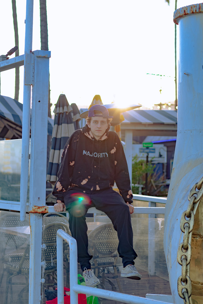 "MAJORITY" HOODIE Bleach Dye [3 S remaining]